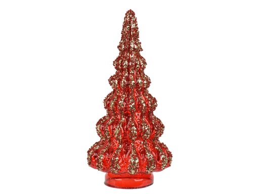 [4-702967] ***TREE GLASS RED dia12.00-H25.50cm