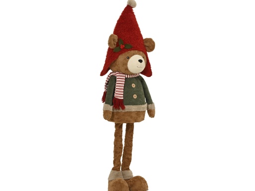 [4-704533] ***BEAR POLYESTER BROWN/COLOUR(S) L45.00-W33.00-H140.00cm