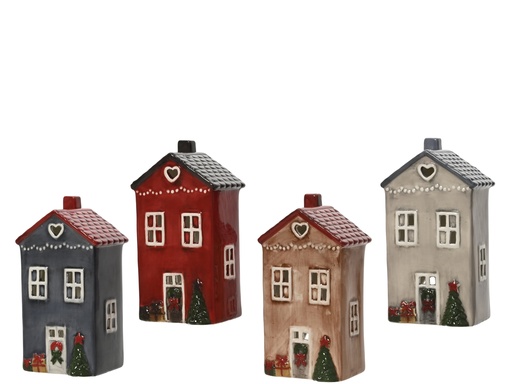[4-741101] ***TEALIGHTHOLDER DOLOMITE ASSORTED L10.70-W8.00-H20.00cm