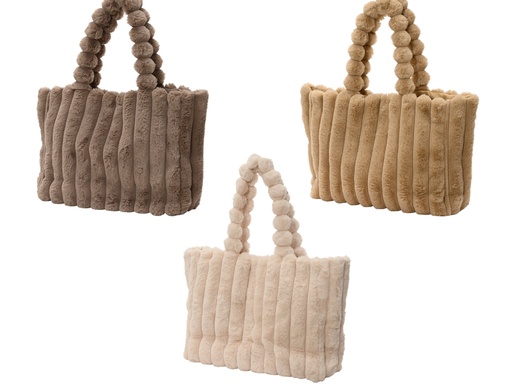 [4-761110] ***BAG POLYESTER VELVET ASSORTED L13.00-W46.00-H28.00cm
