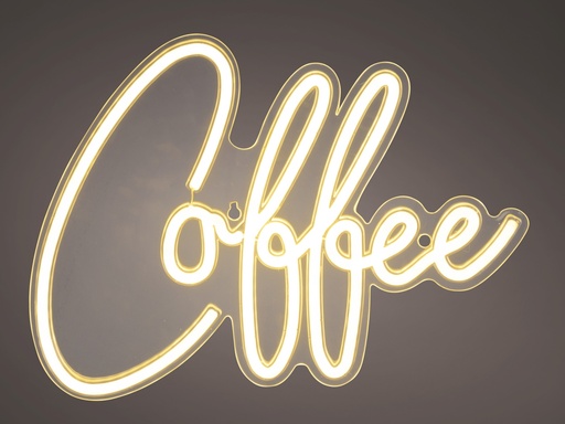 [4-890417] CARTEL NEON - LUZ CALIDA - CON USB L1.60-W40.00-H30.00cm-220LEDS