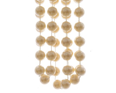 [4-001714] GUIRNALDA DE PERLAS XXL DE POLIESTIRENO  dia2.00-L270.00cm