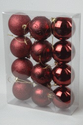 [4-023023] BOLAS DE POLIESTIRENO ROJAS dia40.00cm