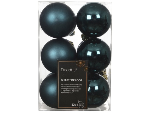 [4-023134] ***BAUBLES POLYSTYRENE EMERALD dia6.00cm