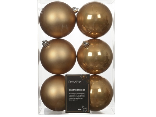 [4-023209] BOLITAS DE POLIESTIRENO MARRON CARAMELO dia8.00cm