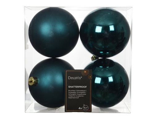 [4-023227] ***BAUBLES POLYSTYRENE EMERALD dia10.00cm