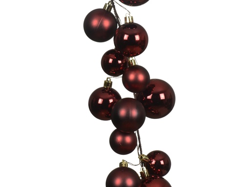 [4-029977] GUIRNALDA RESISTENTE OXBLOOD L10.00-W10.00-H180.00cm