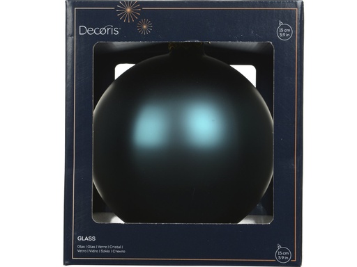 [4-100428] ***BAUBLES GLASS EMERALD dia15.00cm