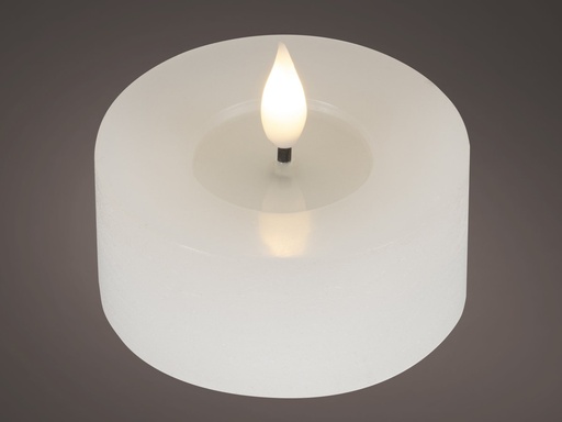 [4-480446] ***LED REALISTIC WICK TEALIGHT BO INDOOR WHITE/WARM WHITE dia7.50-H6.00cm-1L