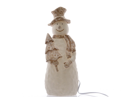 [4-480529] ***LED REALISTIC WICK CANDLE BO INDOOR GOLD/WARM WHITE dia7.50-H20.00cm-1LED