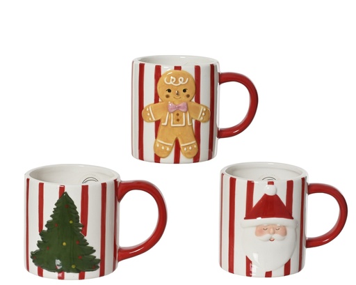 [4-463380] ***MUG DOLOMITE ASSORTED dia9.00-H10.00cm