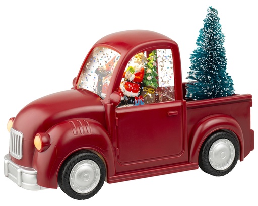 [4-480117] ***LED WATER SPINNER BO INDOOR RED/WARM WHITE L10.00-W22.50-H14.00cm-4L