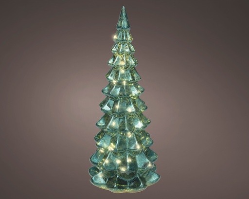 [4-480209] ***MICRO LED TREE BO INDOOR EMERALD/WARM WHITE dia14.50-H32.00cm-20L