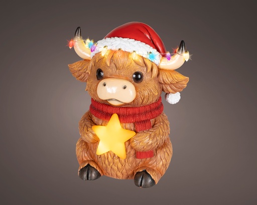 [4-480907] ***MICRO LED FIGURE BO INDOOR COLOURS/WARM WHITE L22.00-W28.50-H37.50cm-17L