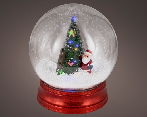 [4-488636] ***MICRO LED SNOW BLOWER BO INDOOR RED/MULTI dia20.50-H22.50cm-15L