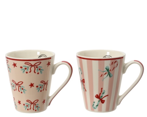[4-601056] ***MUG PORCELAIN ASSORTED L8.70-W12.00-H10.20cm