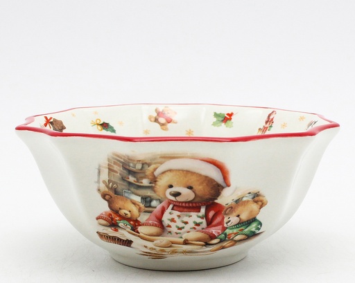 [4-601098] ***BOWL DOLOMITE MULTI dia16.50-H6.00cm