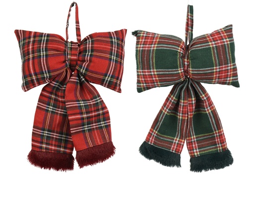 [4-512026] ***BOW POLYESTER ASSORTED L21.00-W14.00-H10.50cm