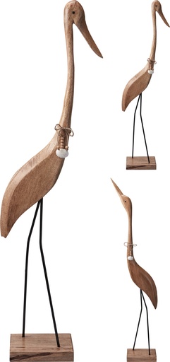[KM-A68825510] HERON - BOIS ET METAL - 105 CM - 2 MODELES - PRIX UNITAIRE