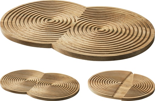 [KM-A97101250] PLANCHE A DECOUPER OVALE - 48X33CM- 2 FORMES - PRIX UNITAIRE