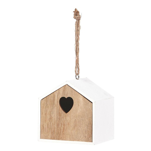 [PV-N225] WOOD HOUSE W/DRAWER CM8X8X6.5