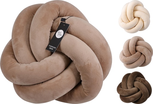 [KM-AAE825040] COJIN NUDO ACOLCHADO - 30CM - 3 COLORES - PRECIO UNIDAD  