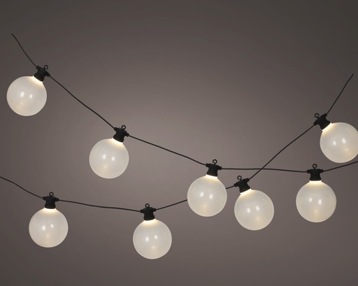 [4-891472] PARTYLIGHTS CON BOMBILLA GRANDE - LUZ CALIDA - CON TIMER - APTO EXTERIOR - 450cm-10 BOMBILLAS