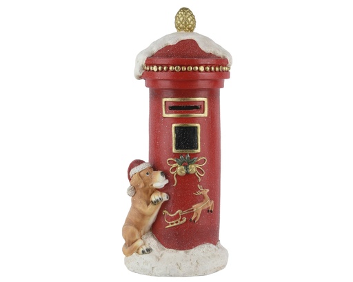 [4-514903] BUZON PARA CARTAS - MAGNESIO - ROJO -  L29.00-W25.00-H70.00cm