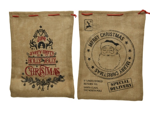 [4-660300] ***GIFTBAG HESSIAN OFF-WHITE L35.00-W50.00-H0.70cm