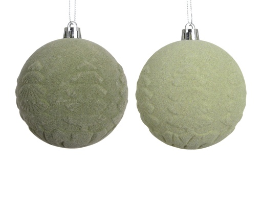 [4-024901] ***BAUBLE POLYSTYRENE ASSORTED dia8.00cm