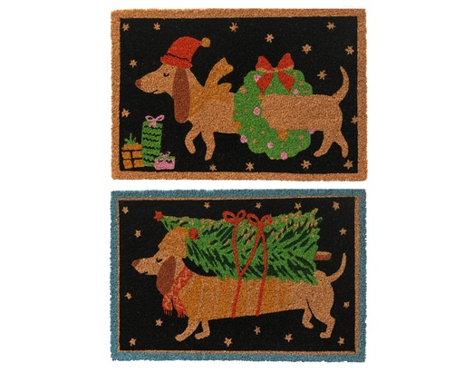 [4-201811] ***DOORMAT COIR MULTI L60.00-W40.00-H1.50cm