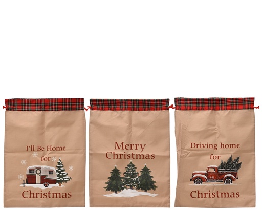 [4-374144] ***GIFTBAG POLYESTER ASSORTED L78.00-W57.00-H1.00cm