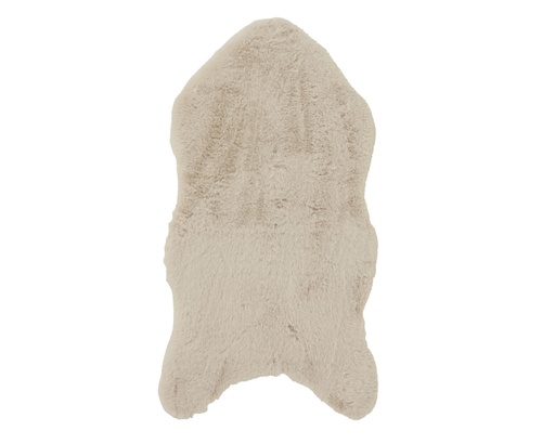 [4-440316] ***RUG FAUX FUR CREAM L90.00-W50.00-H1.00cm