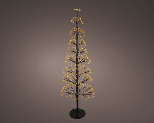 [4-490672] ***MICRO LED TREE OUTDOOR BLACK/CLASSIC WARM dia45.00-H120.00cm-448L