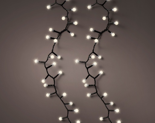 [4-495029] ***LED CHERRY LIGHTS OUTDOOR BLACK/WARM WHITE 1600cm-750L