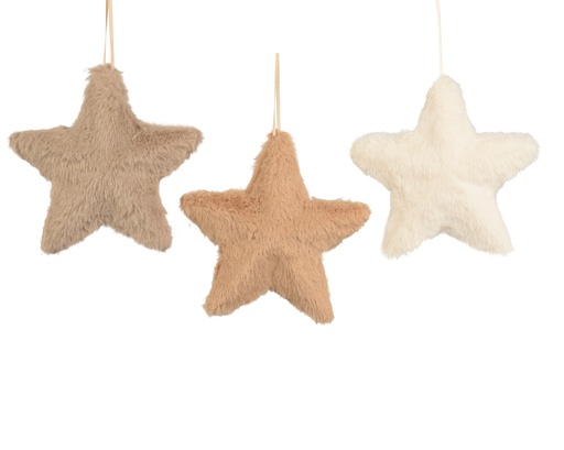 [4-513073] ***STAR ARTIFICIAL FUR ASSORTED L5.00-W20.00-H20.00cm