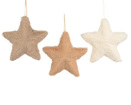 [4-513074] ***STAR ARTIFICIAL FUR ASSORTED L4.00-W13.00-H13.00cm