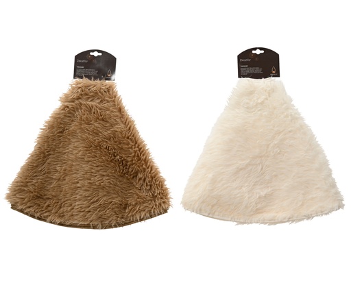 [4-513951] ***TREE SKIRT POLYESTER ASSORTED dia90.00-H0.50cm