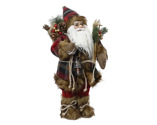 [4-547718] ***SANTA POLYESTER CHRISTMAS RED L23.00-W14.00-H45.00cm