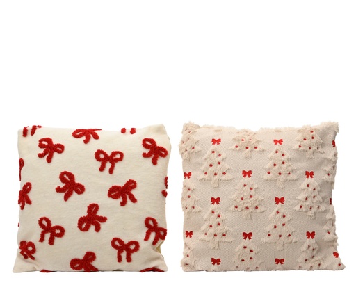 [4-614518] ***CUSHION POLYPROPYLENE ASSORTED L45.00-W45.00-H3.00cm