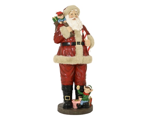 [4-646686] ***SANTA POLYMAGNESIUM RED/COLOUR(S) L72.00-W65.00-H180.00cm