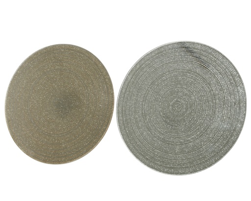 [4-646897] ***COASTER GLASS ASSORTED dia10.00-H0.30cm