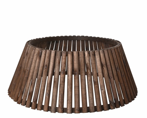 [4-685382] ***TREE RING WOOD BROWN dia57.00-H25.00cm