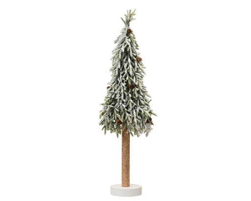 [4-689669] ***MERRY FIR MINI TREE SNOWY GREEN/WHITE dia23.00-H75.00cm