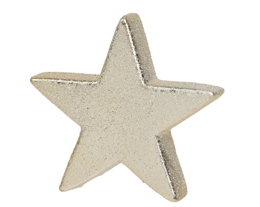 [4-703077] ***STAR STONEWARE CHAMPAGNE GOLD L10.70-W3.10-H10.00cm