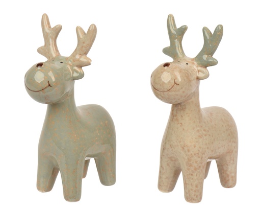 [4-703090] ***REINDEER DOLOMITE ASSORTED L5.80-W9.70-H14.80cm