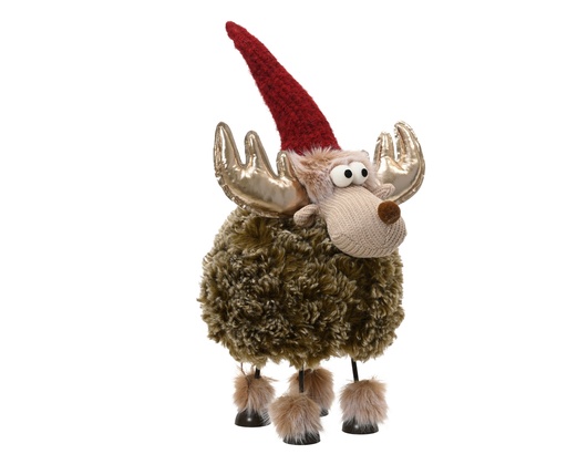 [4-704439] ***MOOSE POLYESTER MULTI L22.00-W19.00-H37.00cm