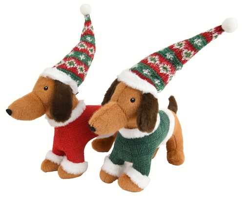 [4-704722] ***DOG POLYESTER ASSORTED L37.00-W12.00-H31.00cm