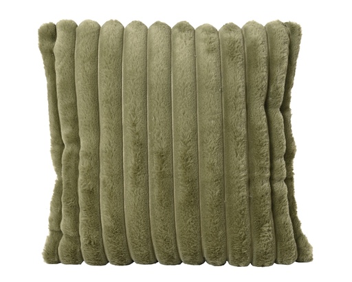 [4-729114] ***CUSHION POLYESTER GREEN L45.00-W45.00-H8.00cm