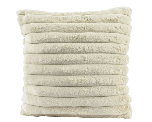[4-729115] ***CUSHION POLYESTER CREAM L45.00-W45.00-H8.00cm